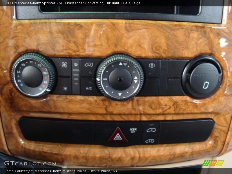 Controls of 2011 Sprinter 2500 Passenger Conversion