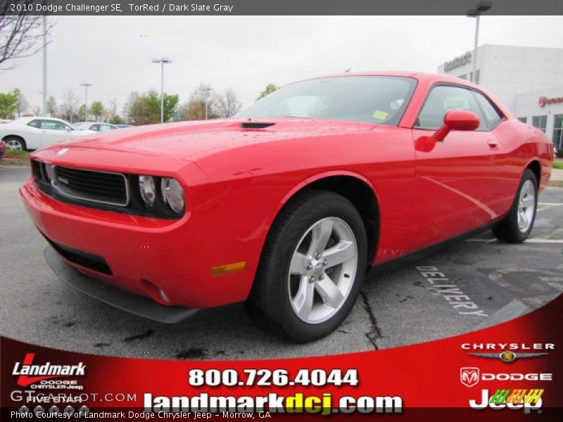 TorRed / Dark Slate Gray 2010 Dodge Challenger SE