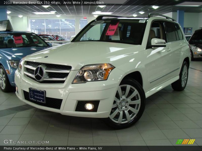 Arctic White / Almond/Black 2010 Mercedes-Benz GLK 350 4Matic