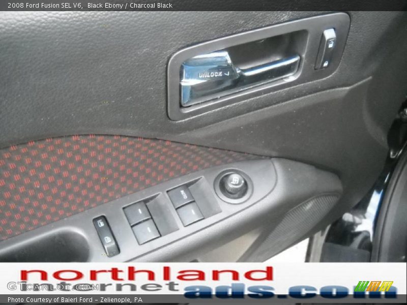 Black Ebony / Charcoal Black 2008 Ford Fusion SEL V6