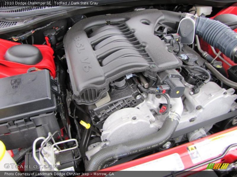 TorRed / Dark Slate Gray 2010 Dodge Challenger SE