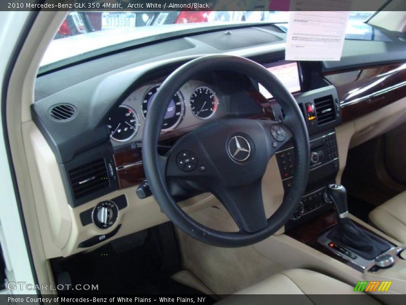 Arctic White / Almond/Black 2010 Mercedes-Benz GLK 350 4Matic