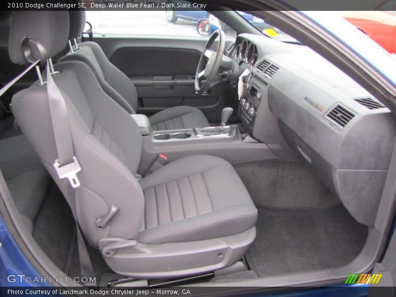 Deep Water Blue Pearl / Dark Slate Gray 2010 Dodge Challenger SE