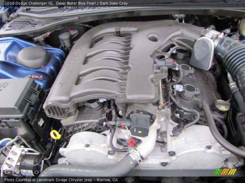 Deep Water Blue Pearl / Dark Slate Gray 2010 Dodge Challenger SE