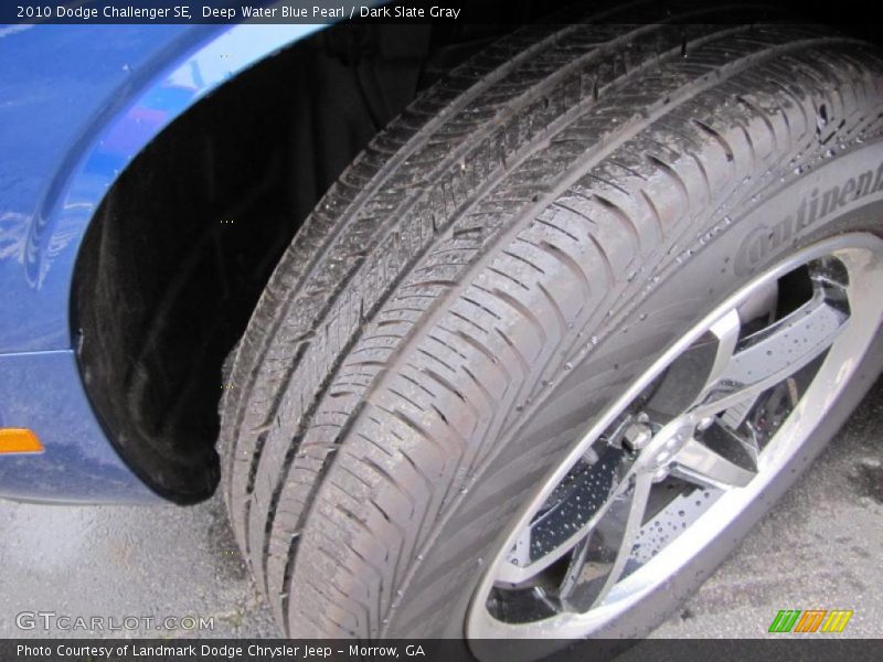 Deep Water Blue Pearl / Dark Slate Gray 2010 Dodge Challenger SE
