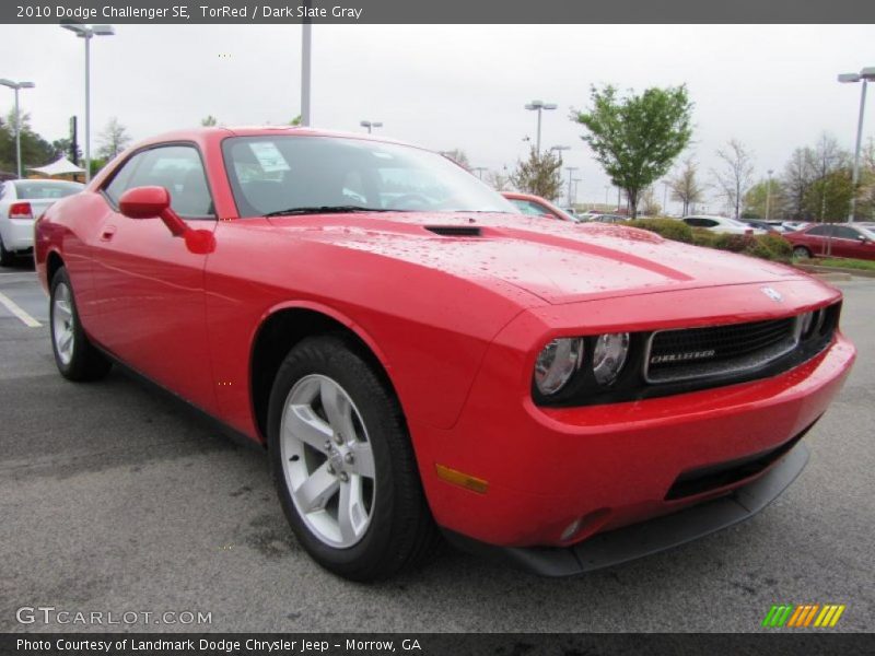 TorRed / Dark Slate Gray 2010 Dodge Challenger SE