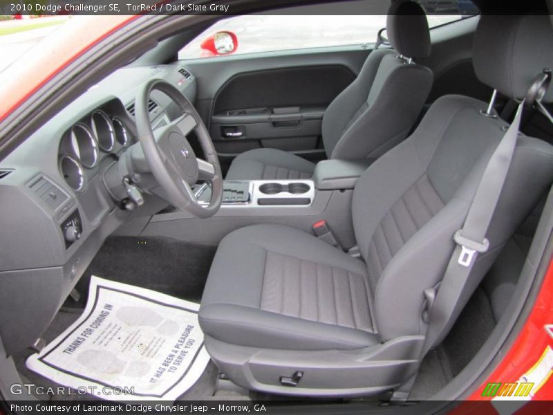 TorRed / Dark Slate Gray 2010 Dodge Challenger SE