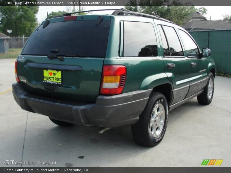 Shale Green Metallic / Taupe 2000 Jeep Grand Cherokee Laredo