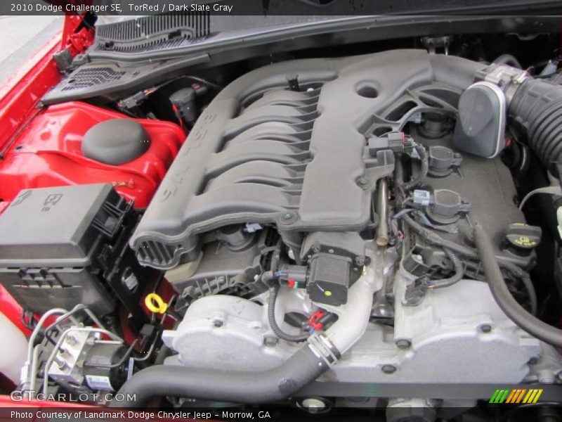 TorRed / Dark Slate Gray 2010 Dodge Challenger SE