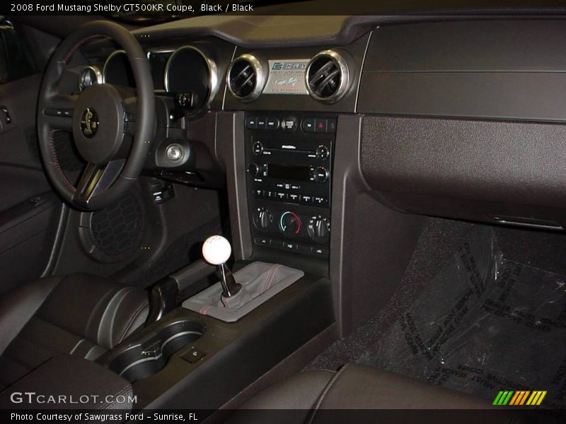 Black / Black 2008 Ford Mustang Shelby GT500KR Coupe
