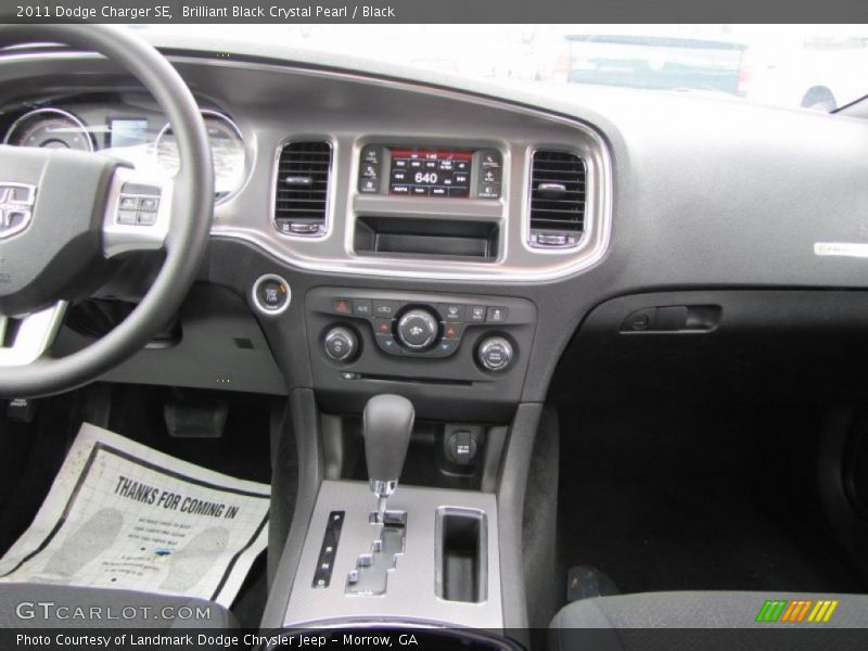 Dashboard of 2011 Charger SE