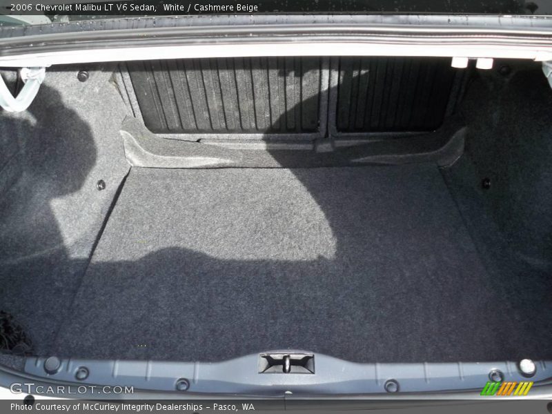 White / Cashmere Beige 2006 Chevrolet Malibu LT V6 Sedan