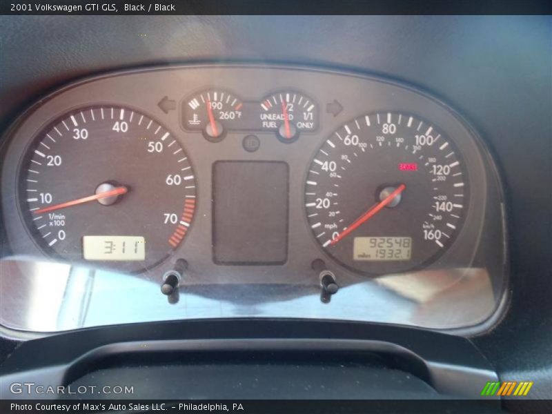 Black / Black 2001 Volkswagen GTI GLS
