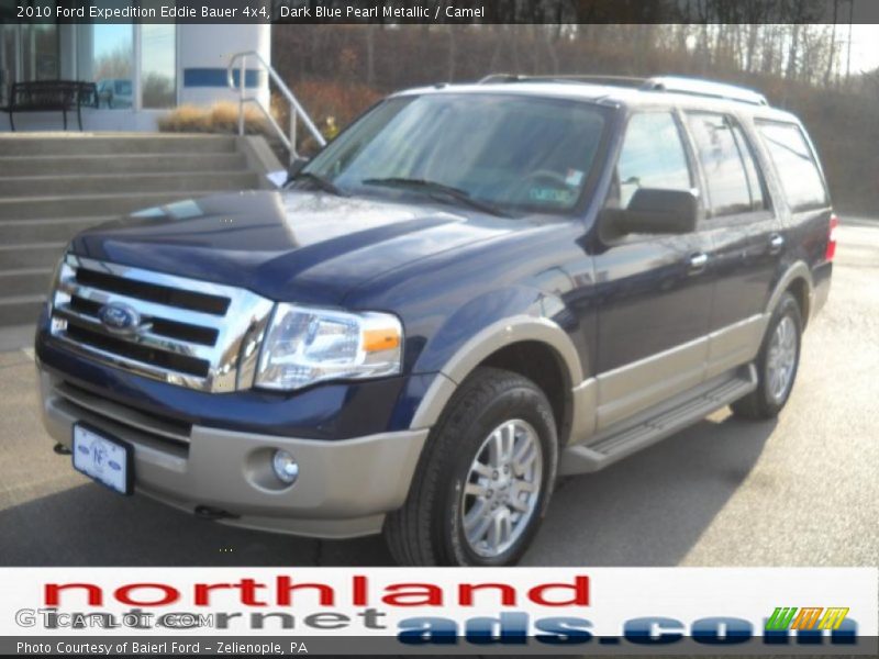 Dark Blue Pearl Metallic / Camel 2010 Ford Expedition Eddie Bauer 4x4
