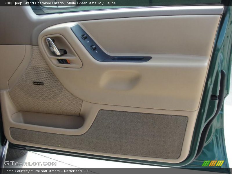 Shale Green Metallic / Taupe 2000 Jeep Grand Cherokee Laredo