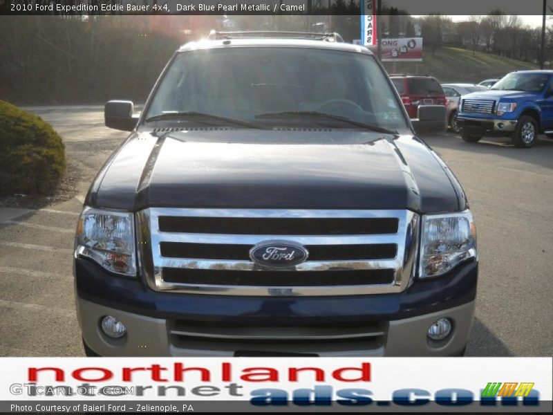 Dark Blue Pearl Metallic / Camel 2010 Ford Expedition Eddie Bauer 4x4