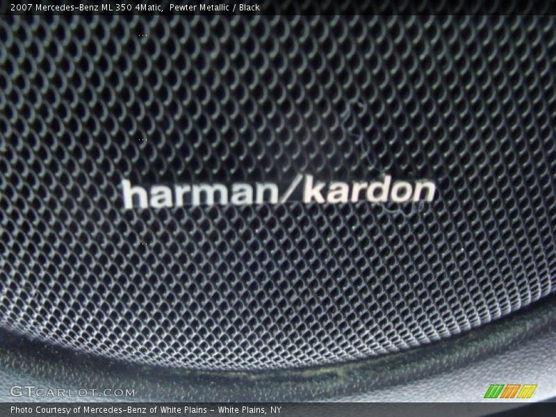 Pewter Metallic / Black 2007 Mercedes-Benz ML 350 4Matic