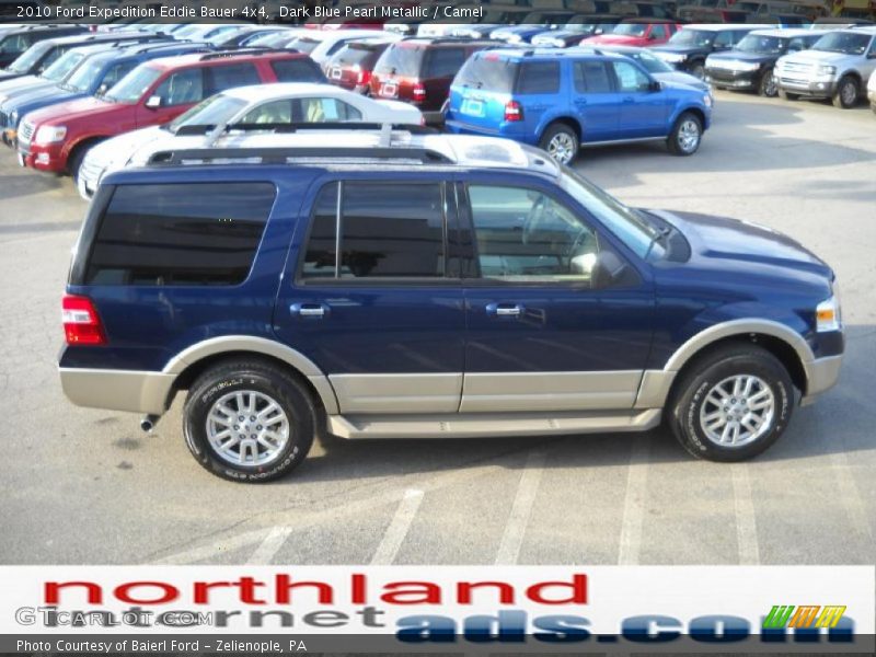 Dark Blue Pearl Metallic / Camel 2010 Ford Expedition Eddie Bauer 4x4