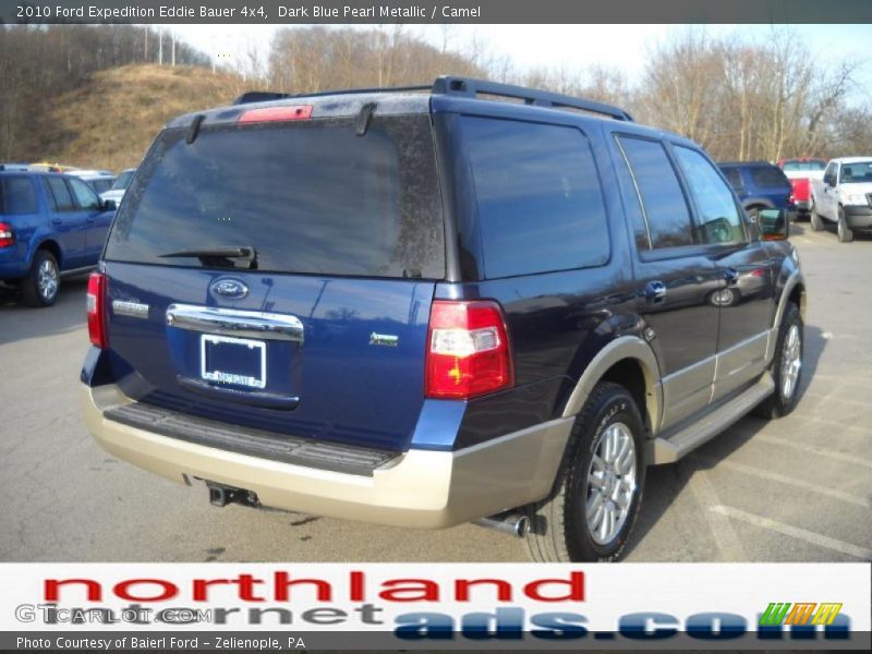 Dark Blue Pearl Metallic / Camel 2010 Ford Expedition Eddie Bauer 4x4