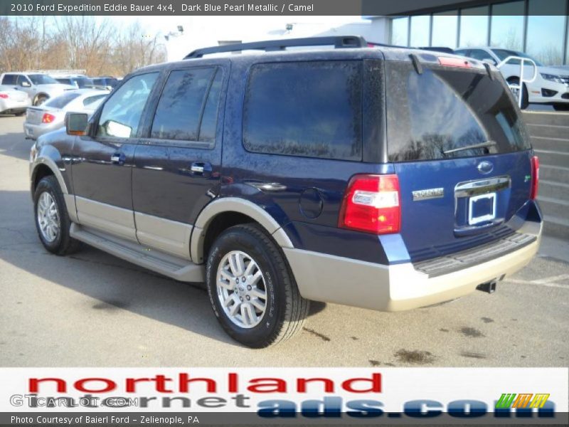Dark Blue Pearl Metallic / Camel 2010 Ford Expedition Eddie Bauer 4x4