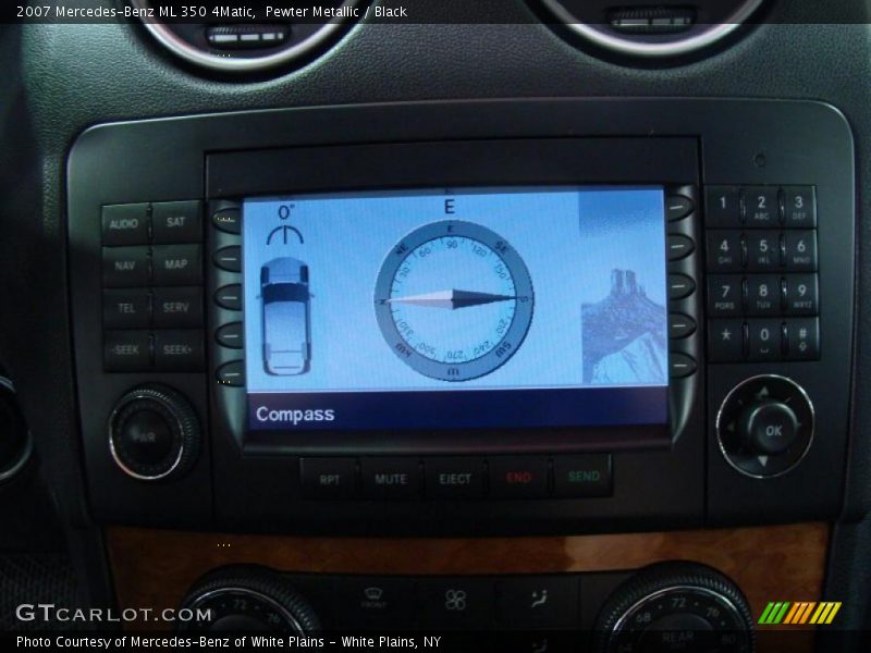 Pewter Metallic / Black 2007 Mercedes-Benz ML 350 4Matic