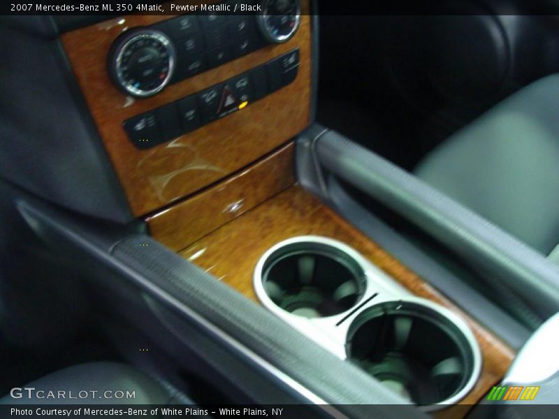 Pewter Metallic / Black 2007 Mercedes-Benz ML 350 4Matic