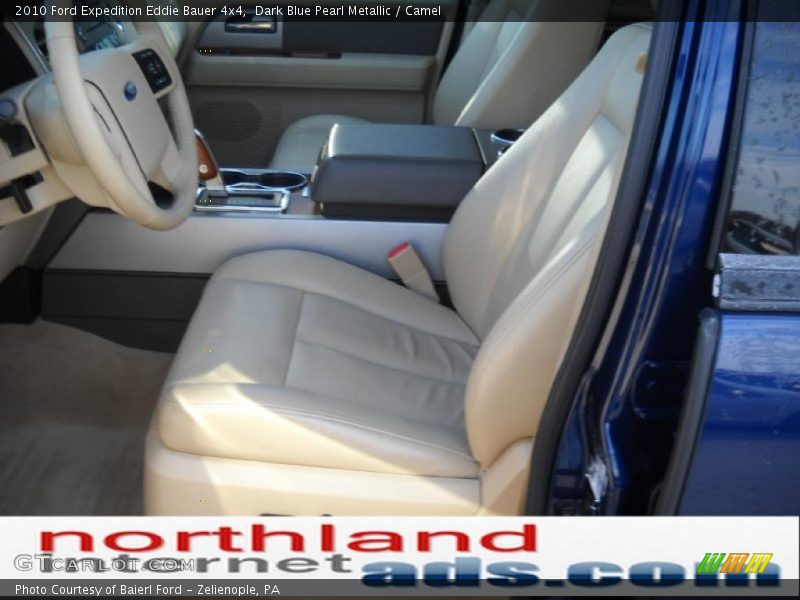Dark Blue Pearl Metallic / Camel 2010 Ford Expedition Eddie Bauer 4x4