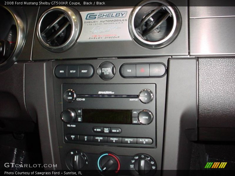 Black / Black 2008 Ford Mustang Shelby GT500KR Coupe