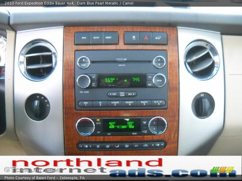 Dark Blue Pearl Metallic / Camel 2010 Ford Expedition Eddie Bauer 4x4
