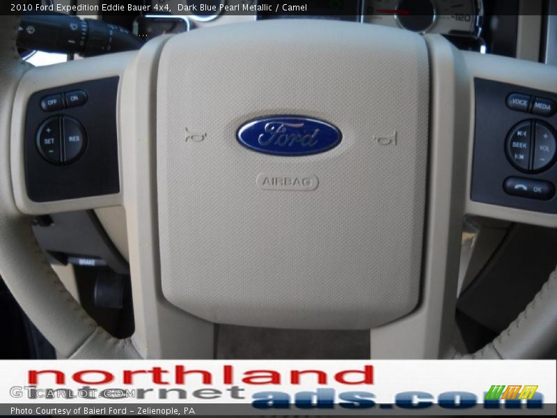 Dark Blue Pearl Metallic / Camel 2010 Ford Expedition Eddie Bauer 4x4