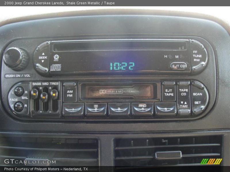 Shale Green Metallic / Taupe 2000 Jeep Grand Cherokee Laredo