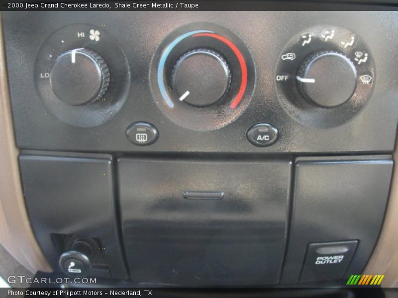 Shale Green Metallic / Taupe 2000 Jeep Grand Cherokee Laredo