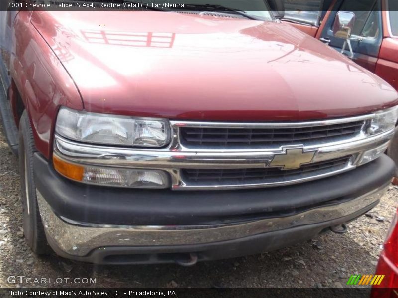 Redfire Metallic / Tan/Neutral 2001 Chevrolet Tahoe LS 4x4
