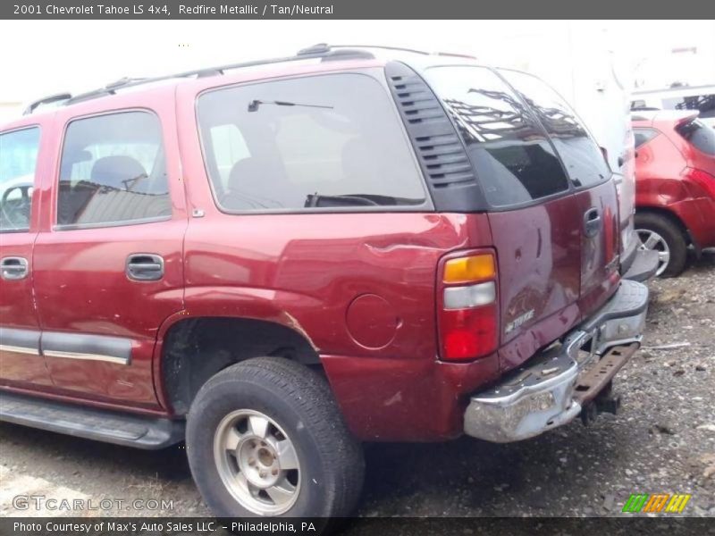 Redfire Metallic / Tan/Neutral 2001 Chevrolet Tahoe LS 4x4