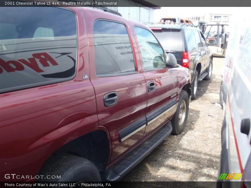 Redfire Metallic / Tan/Neutral 2001 Chevrolet Tahoe LS 4x4