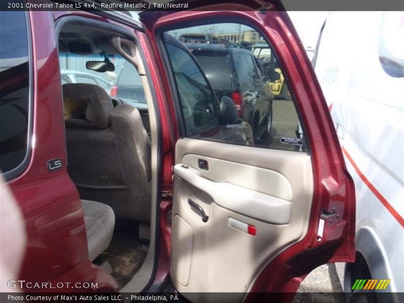 Redfire Metallic / Tan/Neutral 2001 Chevrolet Tahoe LS 4x4