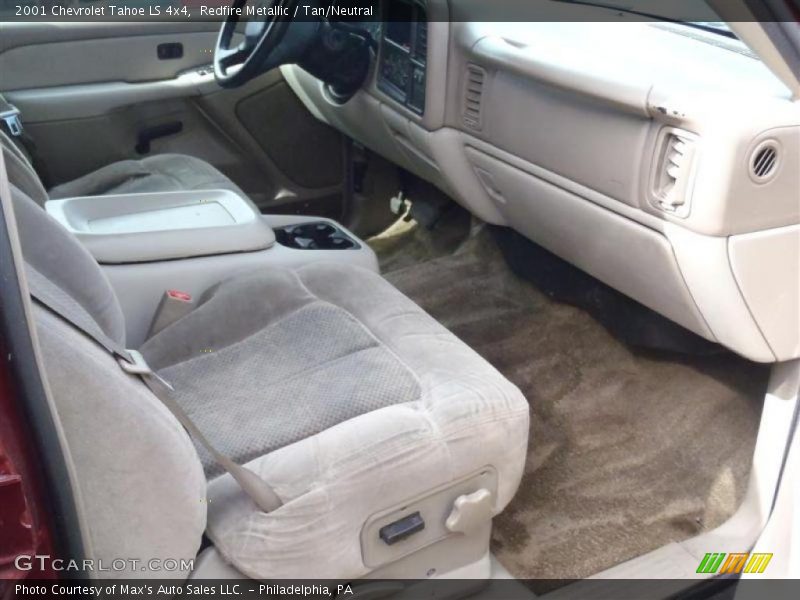Redfire Metallic / Tan/Neutral 2001 Chevrolet Tahoe LS 4x4