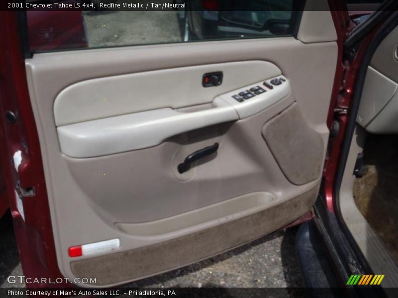 Redfire Metallic / Tan/Neutral 2001 Chevrolet Tahoe LS 4x4