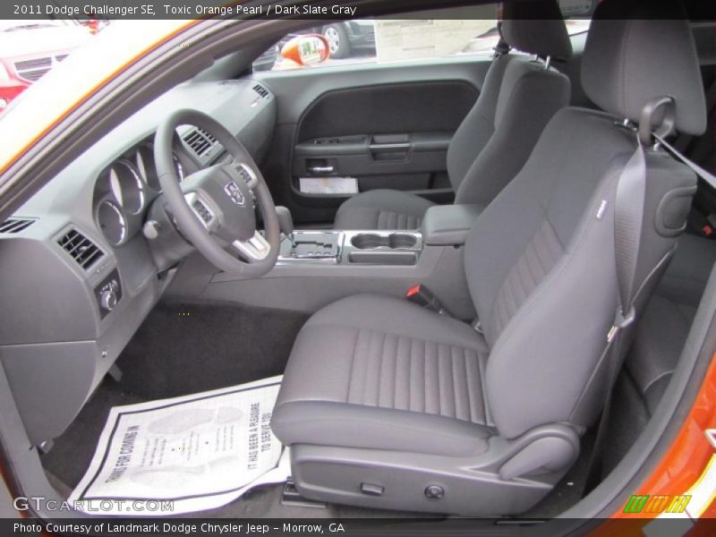  2011 Challenger SE Dark Slate Gray Interior