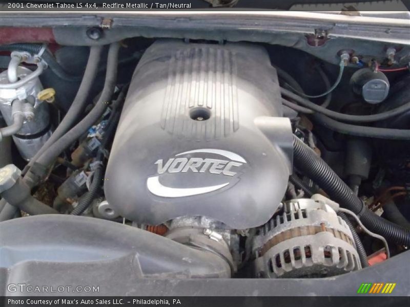 Redfire Metallic / Tan/Neutral 2001 Chevrolet Tahoe LS 4x4
