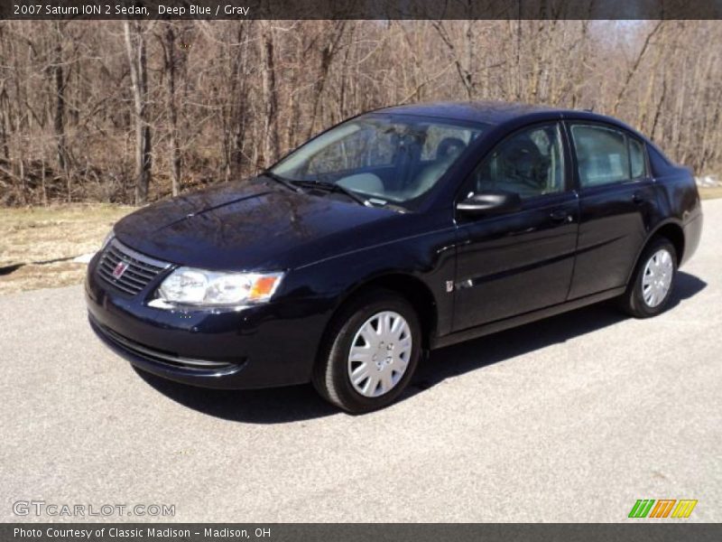 Deep Blue / Gray 2007 Saturn ION 2 Sedan