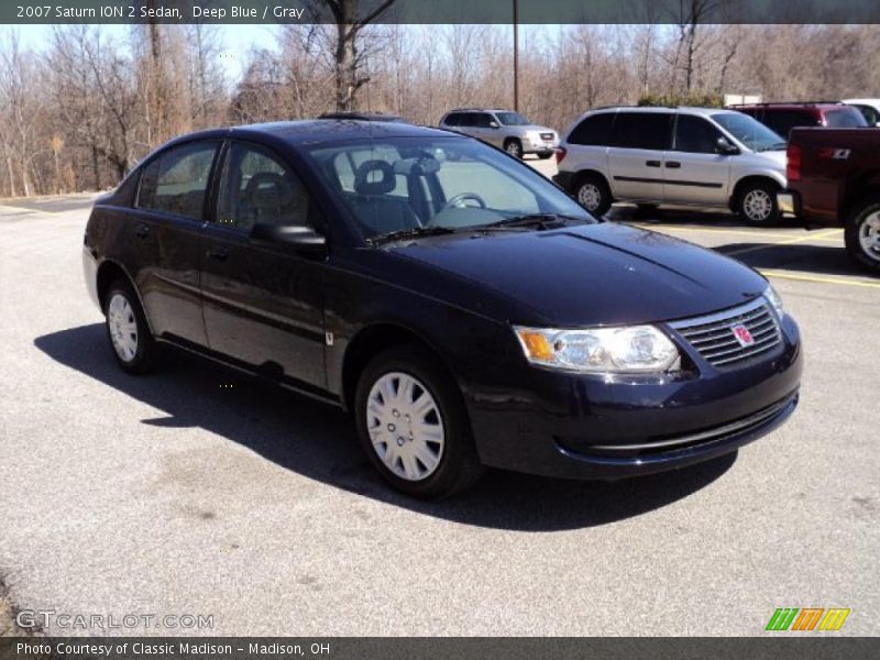 Deep Blue / Gray 2007 Saturn ION 2 Sedan