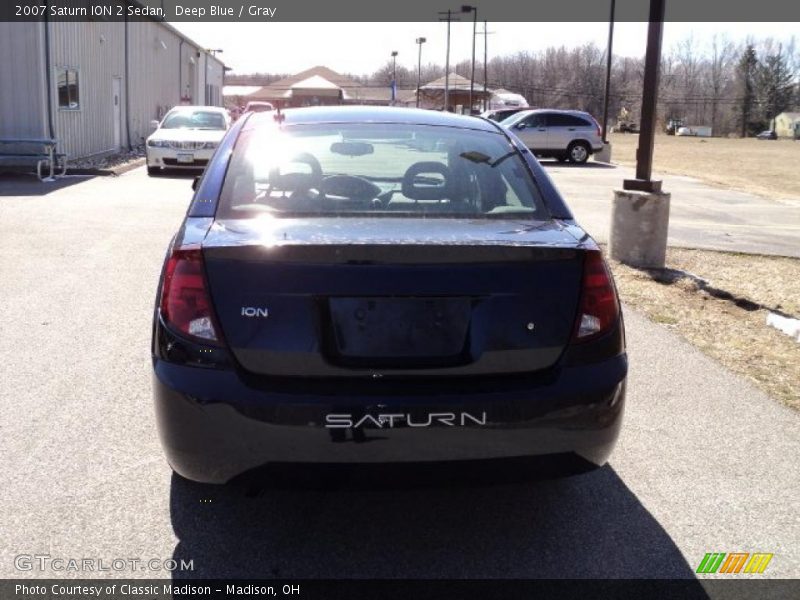 Deep Blue / Gray 2007 Saturn ION 2 Sedan