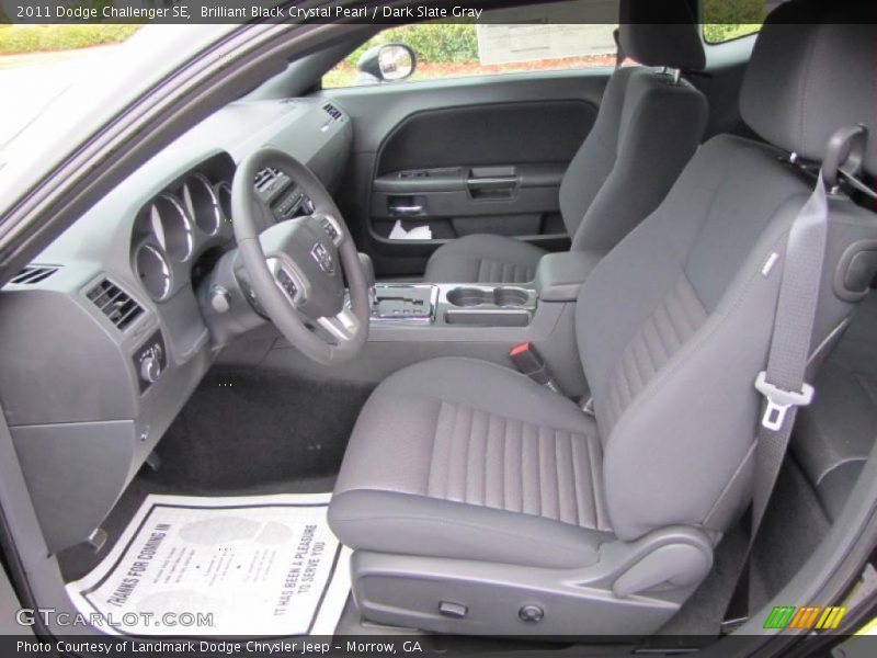  2011 Challenger SE Dark Slate Gray Interior