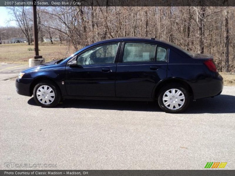 Deep Blue / Gray 2007 Saturn ION 2 Sedan