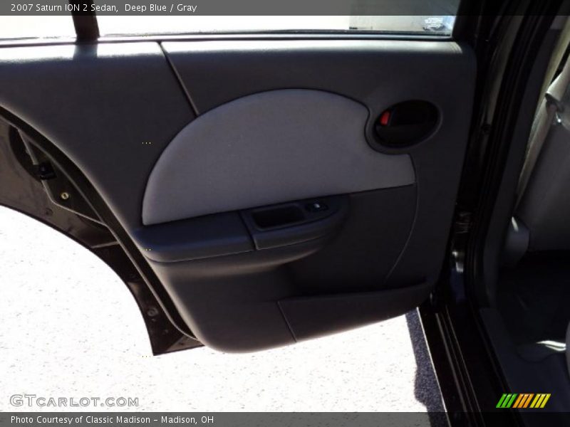 Deep Blue / Gray 2007 Saturn ION 2 Sedan