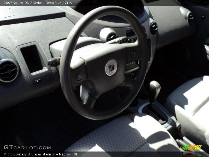 Deep Blue / Gray 2007 Saturn ION 2 Sedan