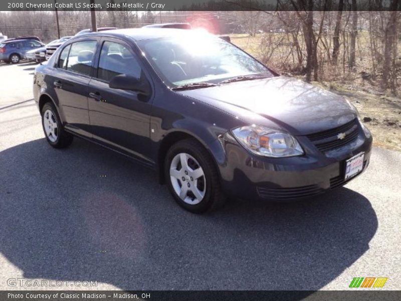 Slate Metallic / Gray 2008 Chevrolet Cobalt LS Sedan