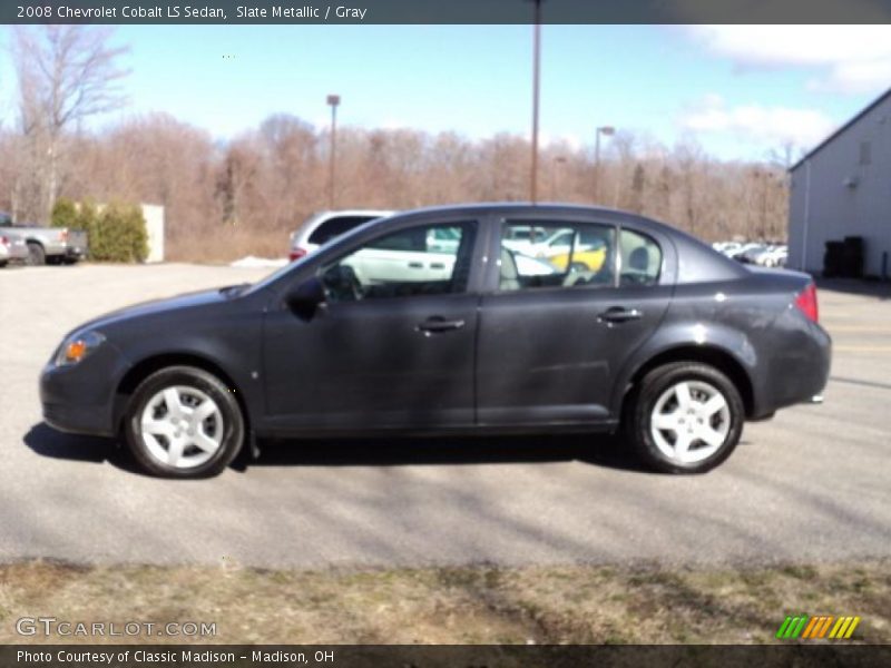 Slate Metallic / Gray 2008 Chevrolet Cobalt LS Sedan