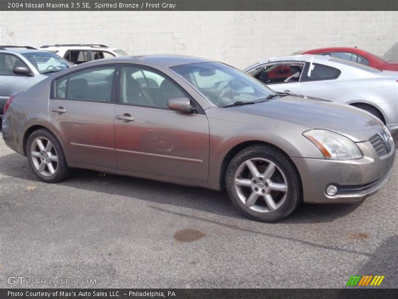 Spirited Bronze / Frost Gray 2004 Nissan Maxima 3.5 SE